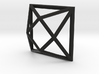 Faceted Square 3d printed 