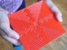 Roman labyrinth (Large) 3d printed Orange PLA