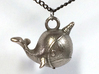 Whale "In Disguise" Necklace Pendant 3d printed 
