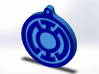 Blue Lantern Key Chain 3d printed 
