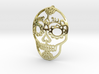 Day of the Dead Skull Pendant 3d printed 