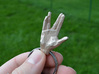Faceted Spock Hand Keychain - Vulcan salute 3d printed 