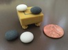 Tiny 2x2 Goban with Legs 3d printed Penny for size