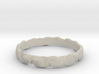 Cloud ring(size = USA 5.5)  3d printed 