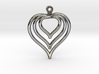 3D Printed Wired Love Yourself Heart Earrings 3d printed 