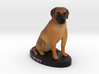 Custom Dog Figurine - Ruby 3d printed 