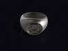 Green Lantern Ring - WotGL (Size 8 - 18.1 mm) 3d printed 3D render of the ring in Stainless Steel