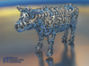 Cow Filigree Sculpture 3d printed 