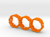 Triple Coral Rings 3d printed 