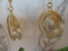 Four-Coil 1 2 Earrings 3d printed 