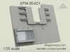 1/35 SPM-35-021 shield with window for SAG II 3d printed 