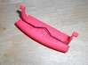 Audi A4 B6 armrest lid standart 3d printed red part with installed spring (not in the scope of delivery)