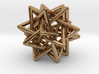 5 Tetrahedron earring 3d printed 
