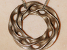 Scherk DD 3d printed stainless steel print as a necklace