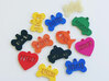 Heart Pet ID Tag - Crystal 3d printed Color sample