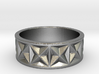 Gothic Star Geometry Ring 3d printed 