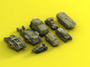 6mm 1/285 WW1 Armour collection 3d printed 