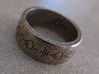 "Live Long & Prosper" Ring - Engraved Style 3d printed Pictured: Stainless Steel