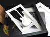 Gibson ES 335 guitar for photo frame 3d printed Frames and background pictures are not included!!Fits in a standard picture frame 13x18 cm