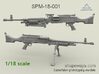 1/18 SPM-18-001 m240 machine gun 3d printed 