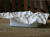 4'' Mt. Whitney Terrain Model, California, USA 3d printed Photo of 4" model, looking up the West valley