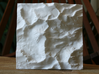 4'' Mt. Whitney Terrain Model, California, USA 3d printed Top view of 4" model