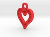 XO Heart Keyring 3d printed 