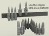 1/24 SPM-24-010 cal.30 (7.62mm) cartridges linked 3d printed 