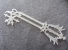 Kingdom Hearts Oathkeeper Msd Size  3d printed frosted detail material