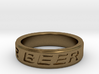 "NEED FOR BEER" Ring 3d printed 