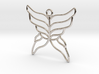 Butterfly Pendant 3d printed 