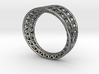 Lattice Framework Modern Ring 3d printed 